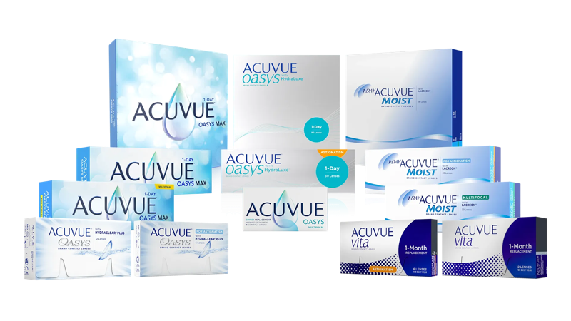 ACUVUE Oasys pack shot with lens 