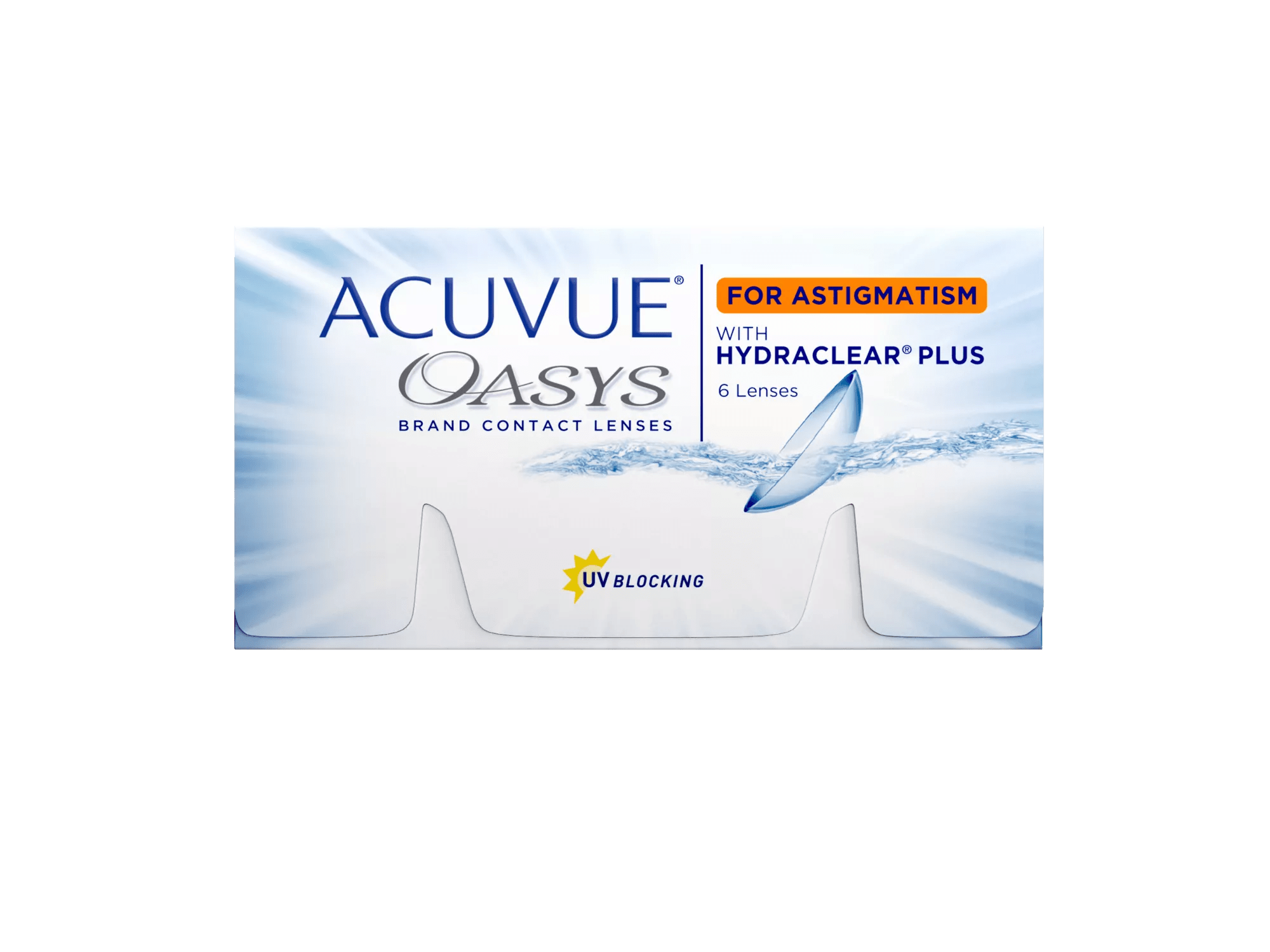 ACUVUE Packshot OASYS w HYDRCLEAR ASTIG 6P Front