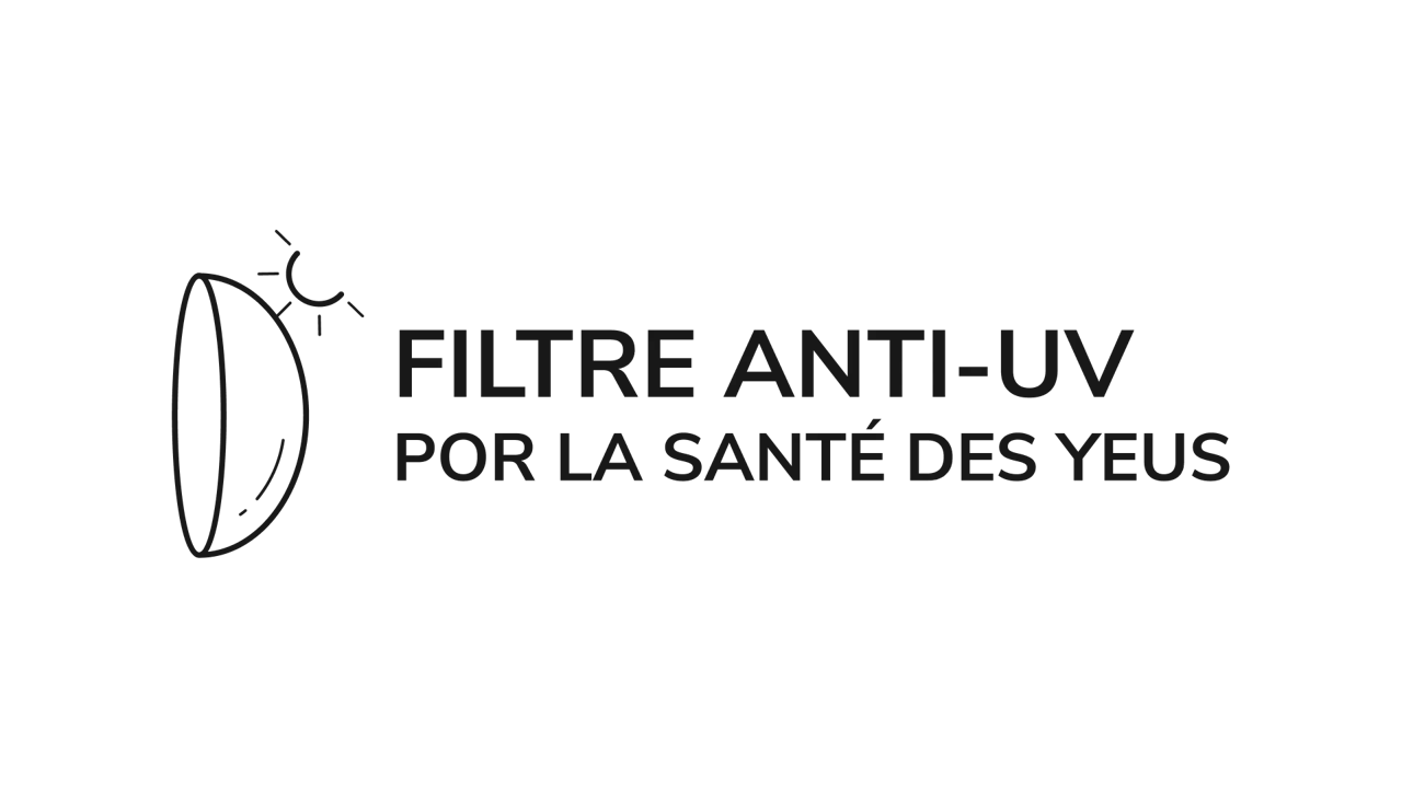 Icône Filtre anti-UV pour la santé des yeux