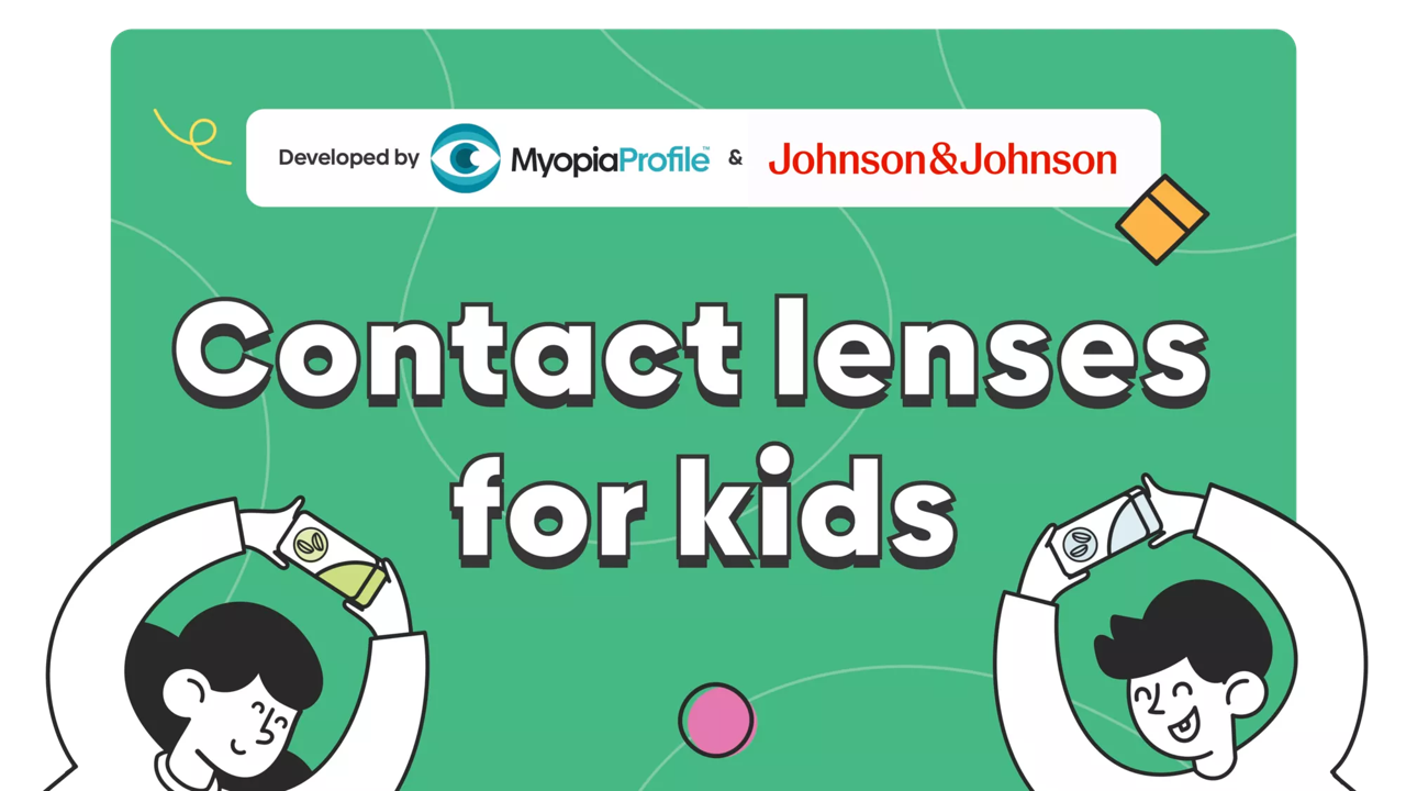 Myopia Profile Contact Lenses for kids