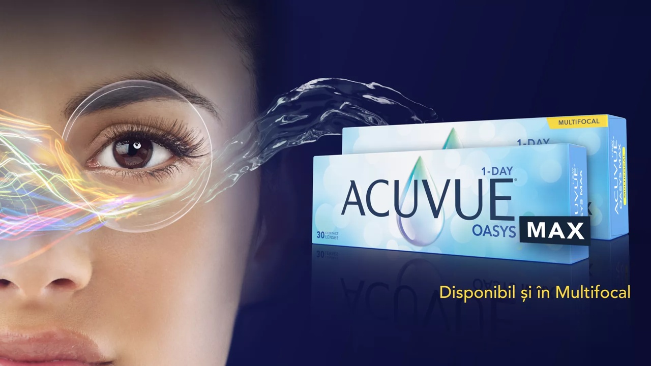 ACUVUE® OASYS MAX 1-Day and ACUVUE® OASYS MAX 1-Day Multifocal contact lenses