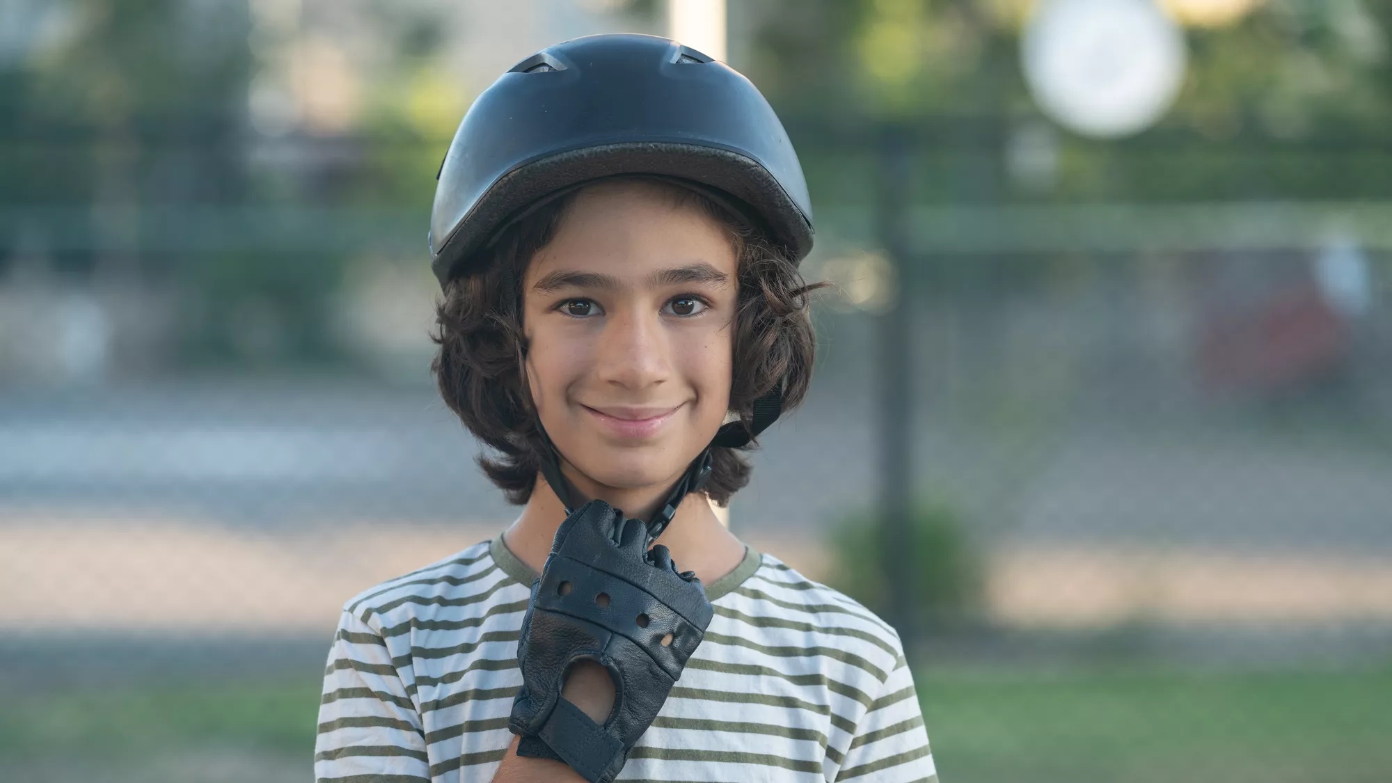 Girl with Helmet