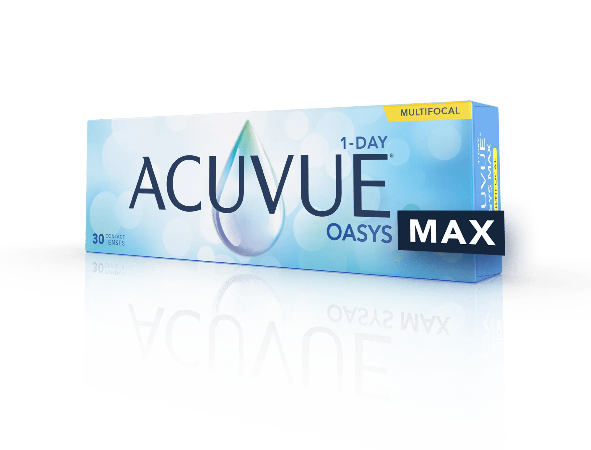 Boîte ACUVUE OASYS MAX 1-jour MULTIFOCAL 