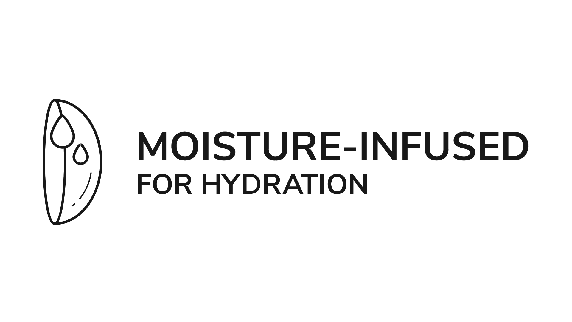 Moisture infused for hydration icon 